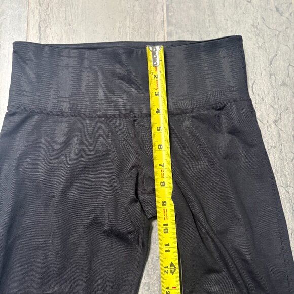 Adidas Climalite Mid Rise Capri Leggings Light Pattern Black Size Small - Picture 7 of 11